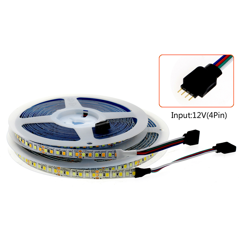 2835 double color strip light 180leds 8mm